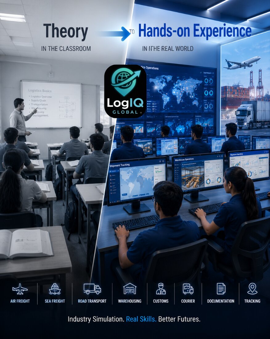 Logistics simulation in classroom